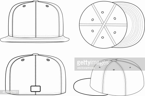 Baseball Hat Vector Unique Baseball Cap Vector Art