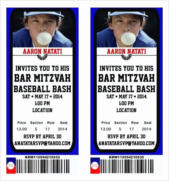 Baseball Ticket Invitation Template Free Beautiful 81 Ticket Templates Free Download