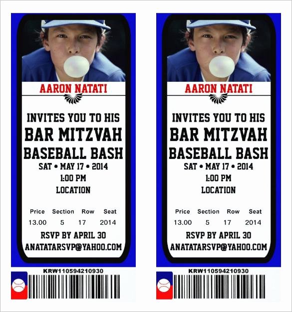 Baseball Ticket Invitation Template Free Beautiful 81 Ticket Templates Free Download