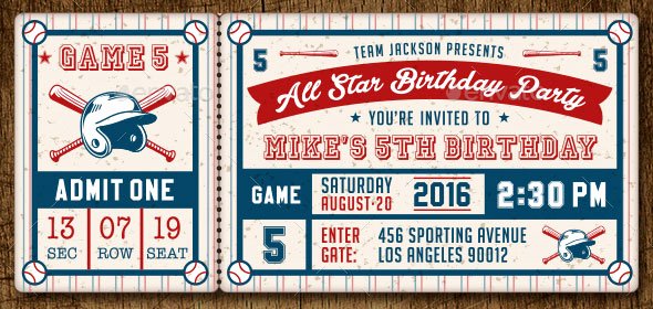 Baseball Ticket Invitation Template Free Best Of 25 Awesome Psd Ticket Invitation Design Templates – Web