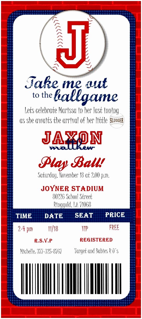 Baseball Ticket Invitation Template Free Lovely 10 Baseball Ticket Invitation Template Free Ewatc