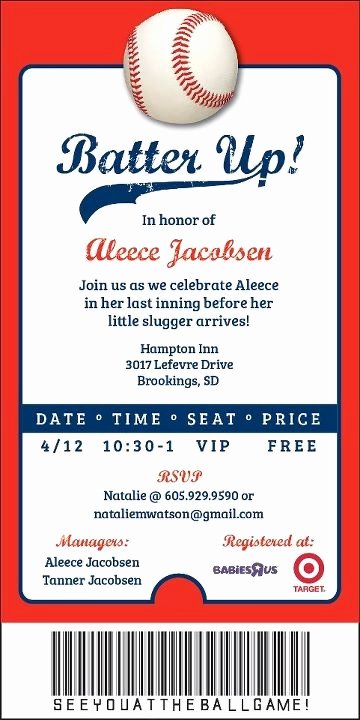 Baseball Ticket Invitation Template Free New 22 Best Cjo Baseball Game Images On Pinterest