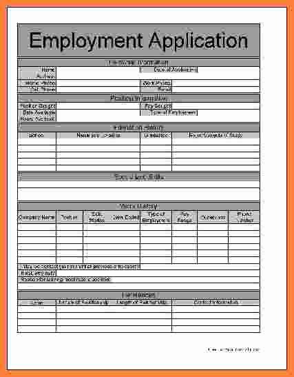 Basic Job Application New 8 Basic Job Application