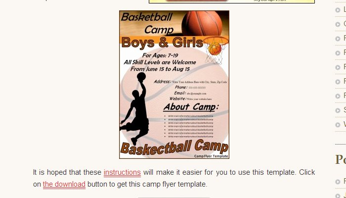 Basketball Camp Flyer Template Best Of 5 Basketball tournament Flyer Templates