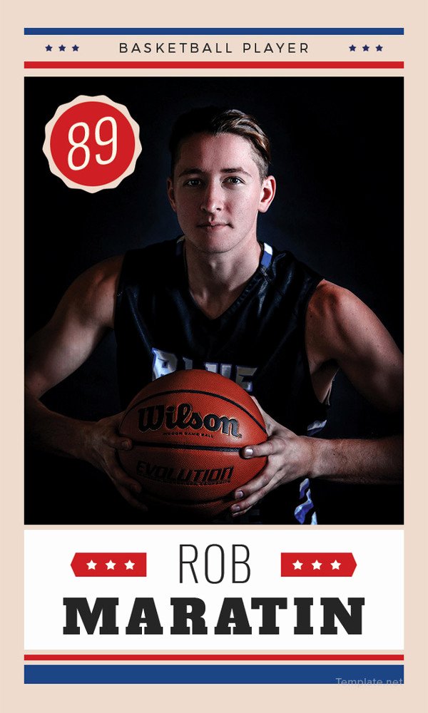 Basketball Card Template Beautiful 33 Trading Card Template Word Pdf Psd Eps