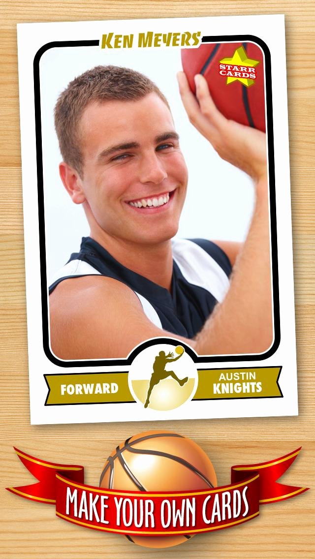 Basketball Card Template Beautiful Free Basketball Card Template — Create Personalized Starr