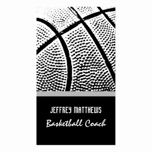 Basketball Card Template Lovely Basketball Business Card Template