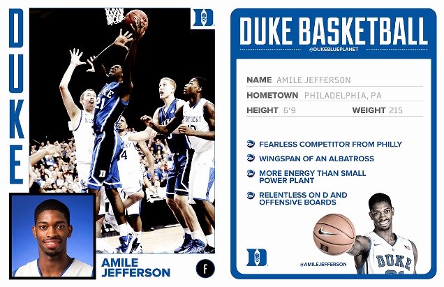 Basketball Card Template Luxury Un Mon Thinking Archive Duke Basketball – Design Services