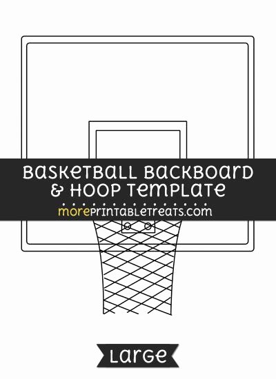 Basketball Court Design Template Elegant Free Basketball Backboard and Hoop Template