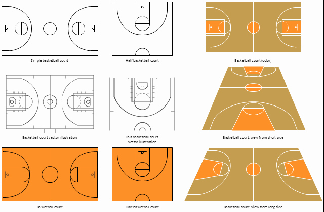 Basketball Court Design Template Lovely Basketball Court Diagram and Basketball Positions