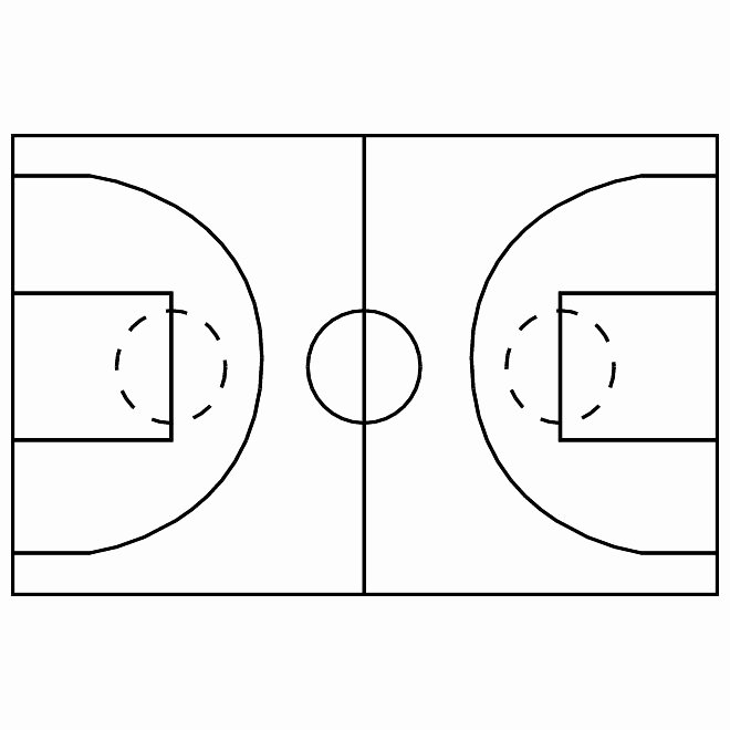 Basketball Court Design Template New Best S Of Basketball Court Template In Word Half