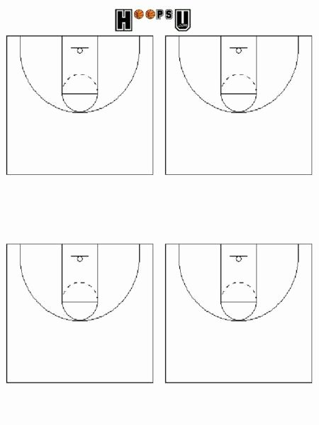 Basketball Play Diagram Awesome Basketball Court Diagrams