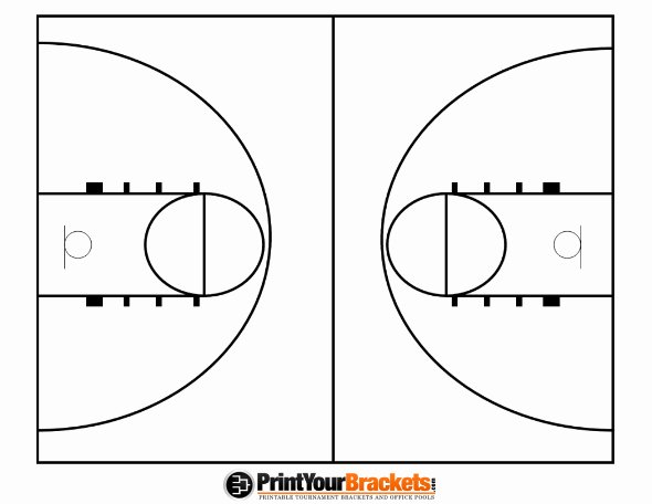 Basketball Play Diagram Fresh Printable Basketball Court Diagram