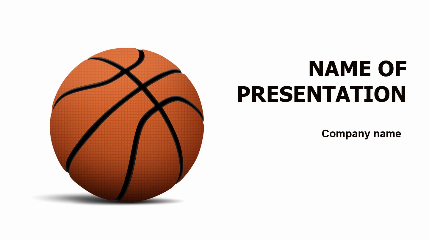 Basketball Powerpoint Template Beautiful Download Free Basketball Powerpoint Template for Presentation