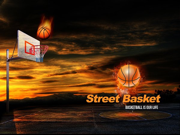 Basketball Powerpoint Template Inspirational Free Street Basketball Powerpoint Presentation Template On