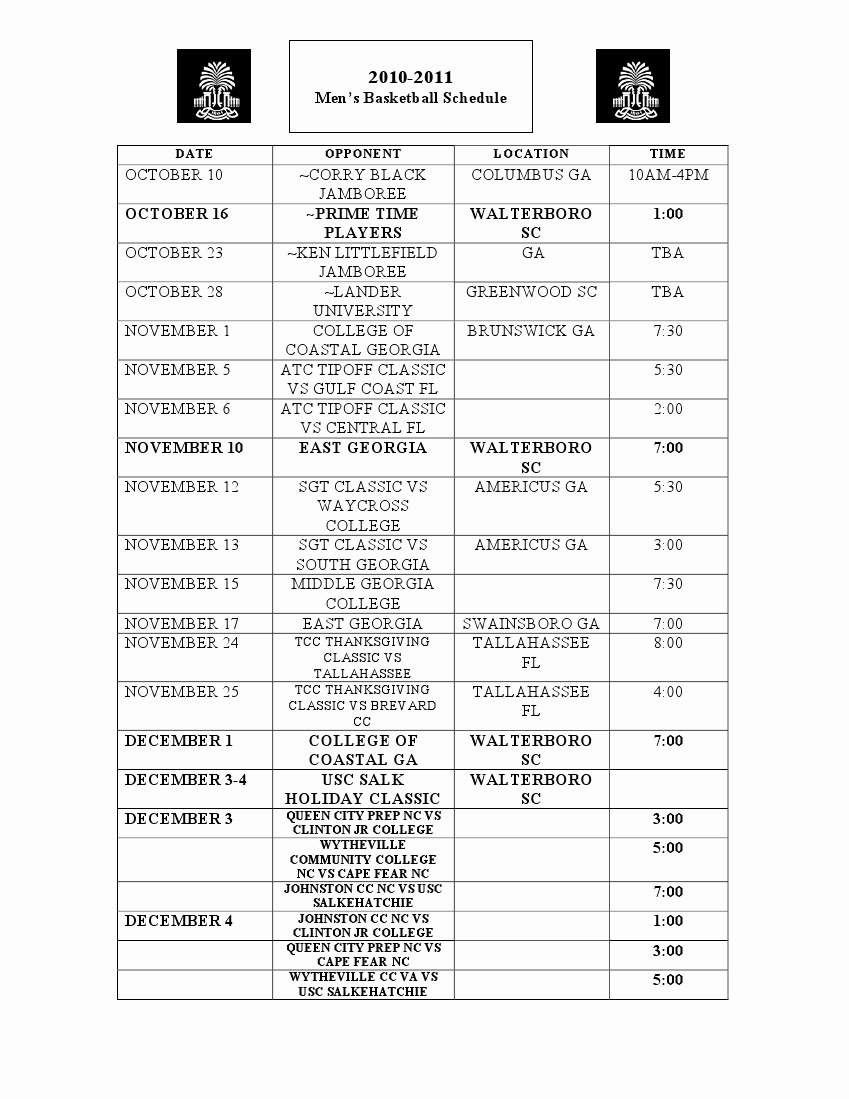 Basketball Schedule Template Best Of 28 Of Basketball Plan Template