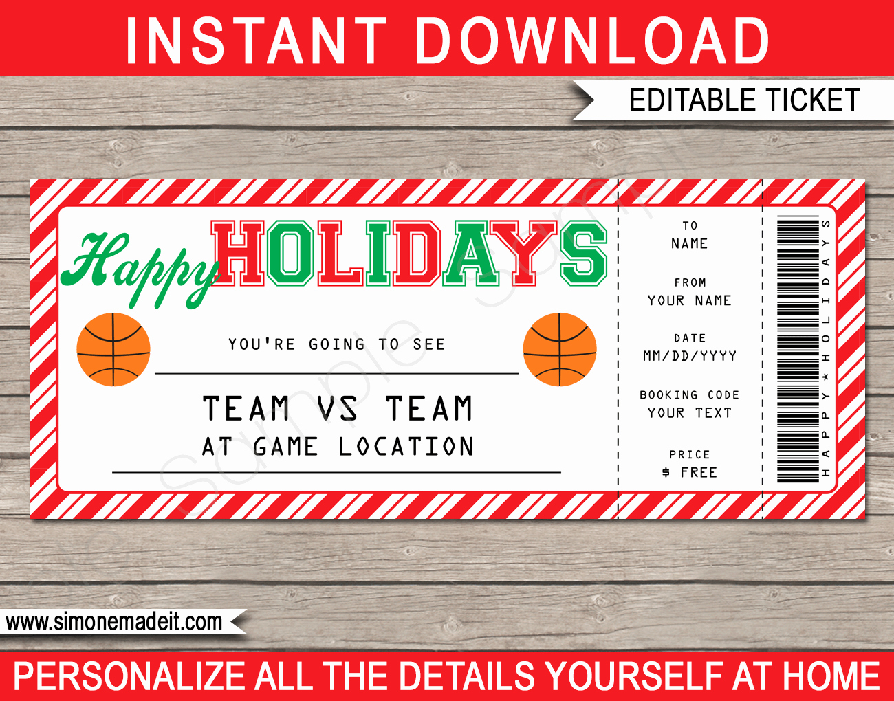 Basketball Ticket Template Best Of Basketball Gift Ticket