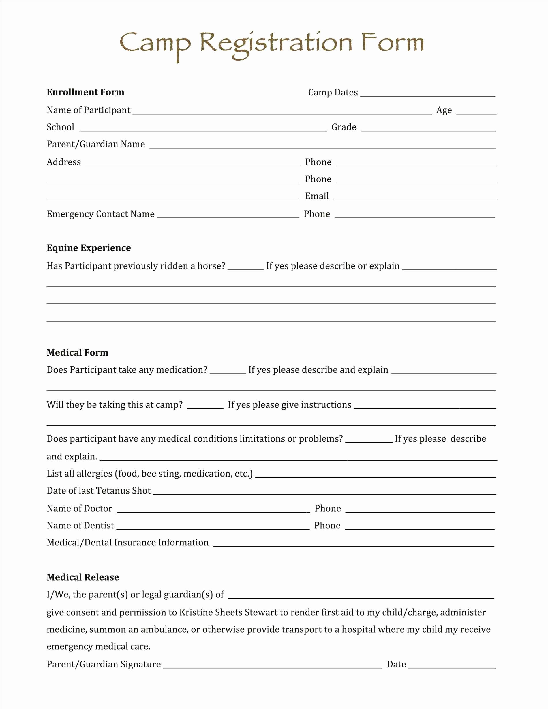 Basketball tournament Registration form Template Luxury Sports Registration form Template Baskanai