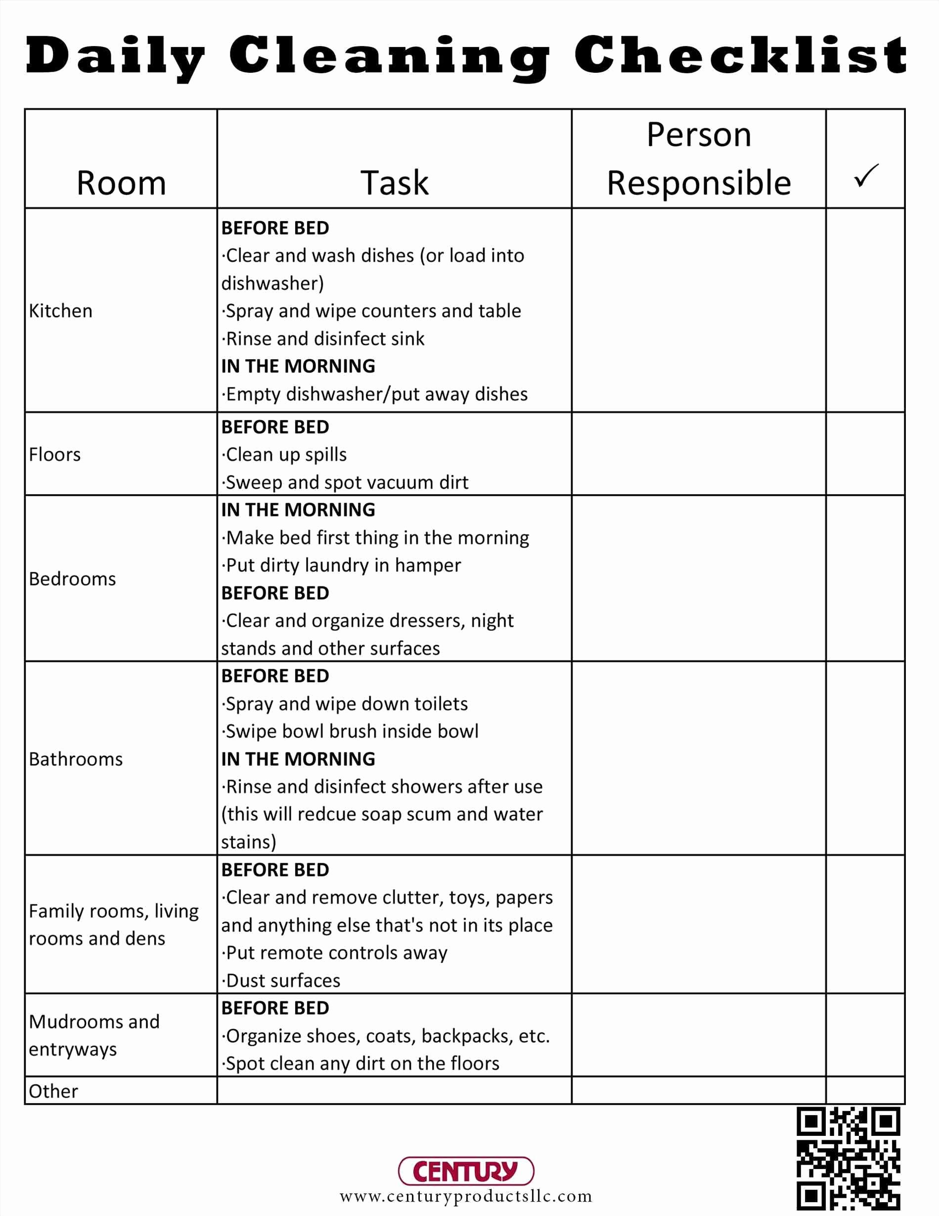 Bathroom Cleaning Checklist Template Awesome 11 12 Church Cleaning Checklist