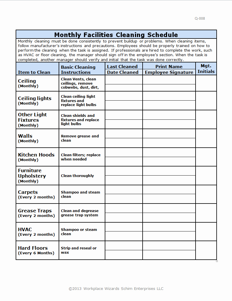 Bathroom Cleaning Checklist Template New New Cumberland Pennsylvania Restaurant Consultants