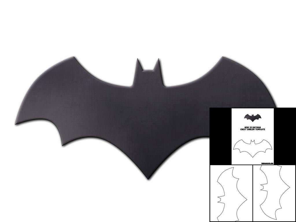 Batman Chest Emblem New Template for New 52 Batman Chest Emblem