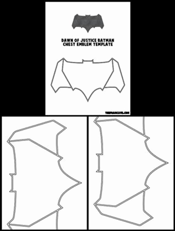 Batman Chest Emblem Unique Template for Dawn Of Justice Batman Chest Emblem From