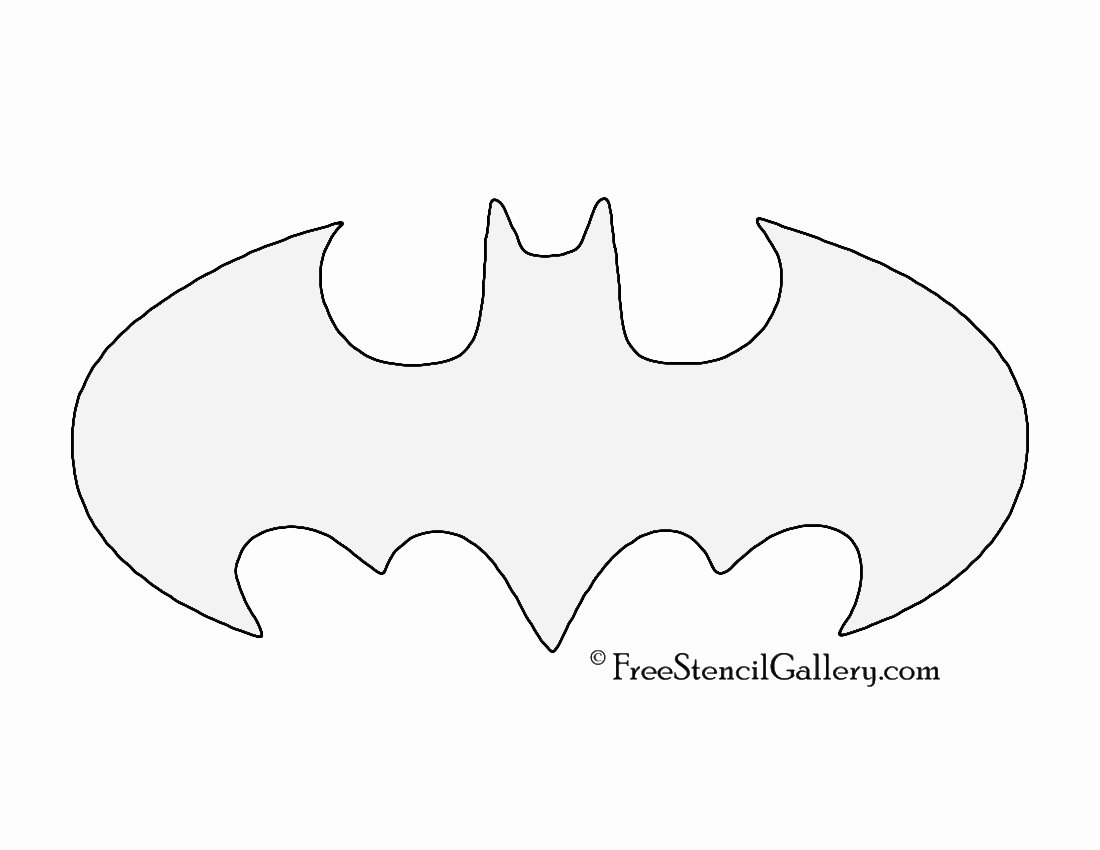 Batman Logo Pumpkin Stencil Elegant Batman Symbol Stencil