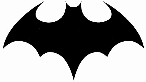 Batman Logo Pumpkin Stencil New Batman Logo Stencil Clipart Library Clipart Library