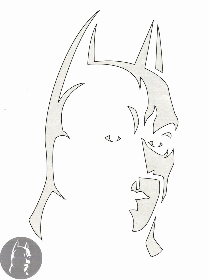 Batman Logo Pumpkin Stencil New Batman Pumpkin Stencil