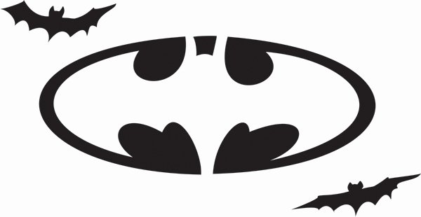 Batman Logo Stencil Awesome Printable Batman Logo Clipart Library