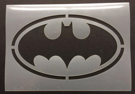 Batman Logo Stencil Beautiful Batman Bat Logo Stencil 190 Micron Mylar