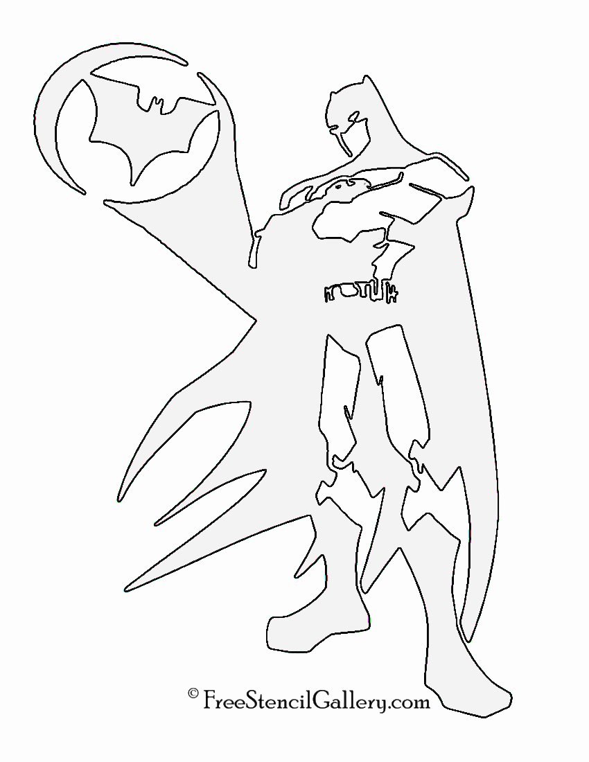 Batman Pumpkin Carving Stencil Best Of Batman Stencil 02