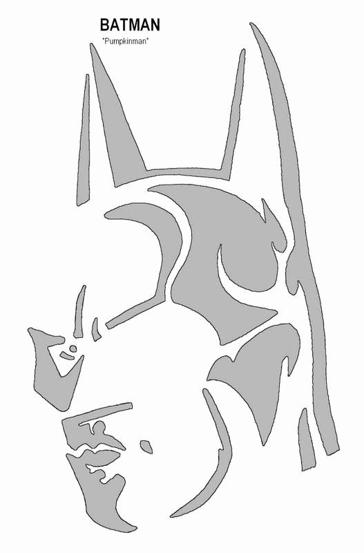 Batman Pumpkin Carving Stencils Awesome Batman Pumpkin Pattern Pumpkin Patterns