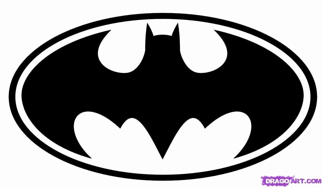 Batman Signal Template Elegant Batman Symbol Template Clipart Best