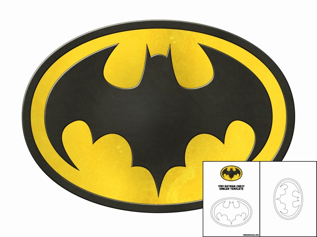 Batman Signal Template Luxury Template for 1989 Batman Chest Emblem