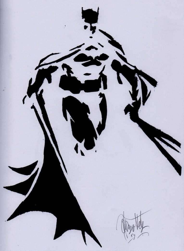 Batman Stencil Art Best Of Batman Stencil by Alonzohdz On Deviantart