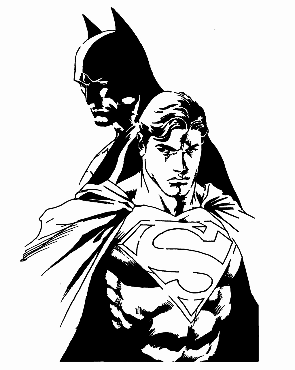 Batman Stencil Art Lovely Superman and Batman Stencil by Joedson On Deviantart