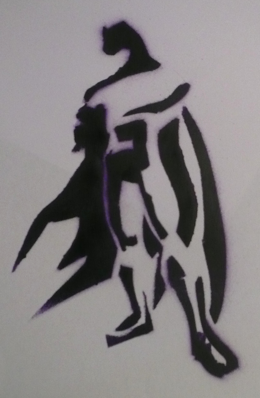 Batman Stencil Art New Batman Stencil by Jamahata On Deviantart