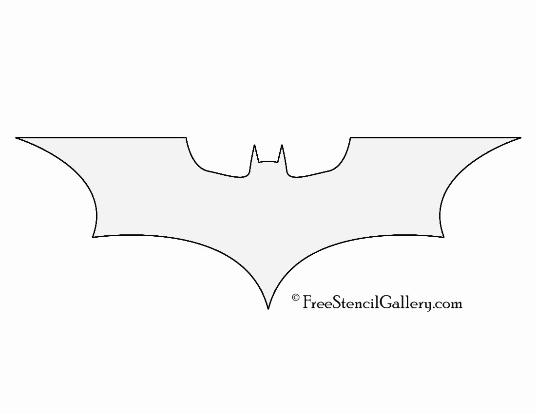 Batman Stencil Printable Inspirational Batman Symbol Stencil