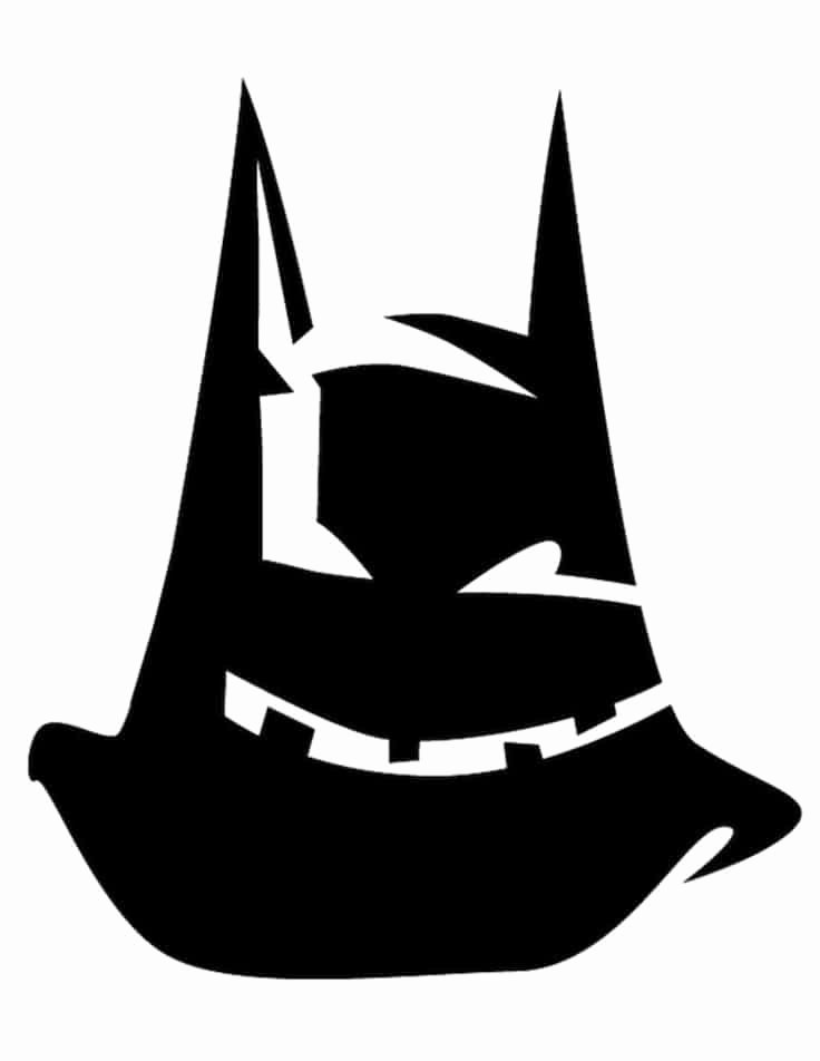 Download Batman Stencil Printable Luxury Batman Pumpkin Stencil.