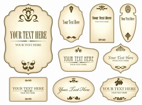 Beer Bottle Neck Label Template Best Of Free Decorative Label Templates