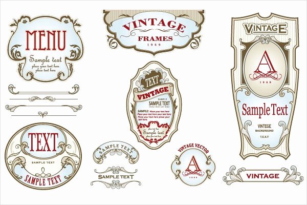 Beer Label Template Word Elegant 12 Vintage Bottle Label Templates Free Printable Psd