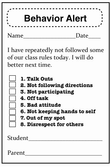 Behavior Plan Template for Elementary Students Elegant Floating Down the River Behavior Management …