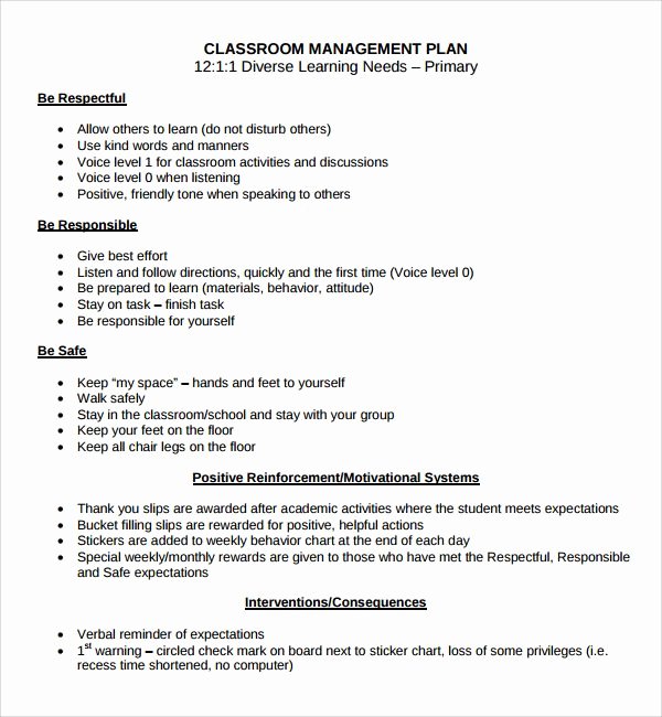 Behavior Plan Template for Elementary Students Fresh Best 20 Behavior Management Plans Ideas On Pinterest