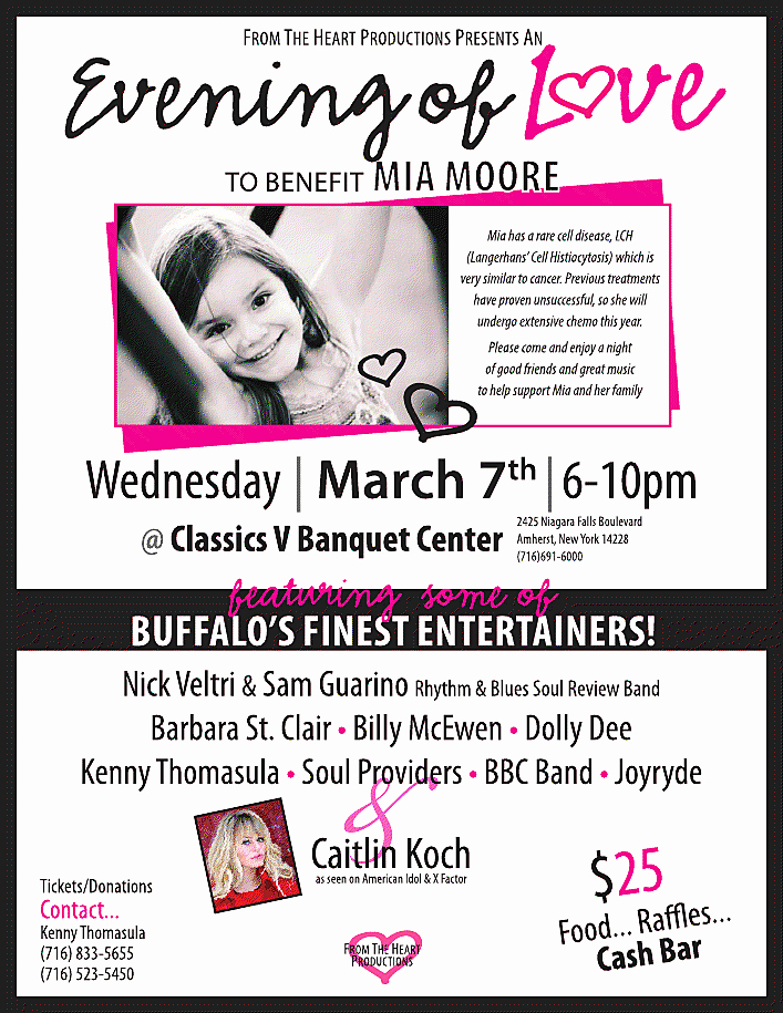 Benefit Flyer Examples Luxury “an evening Love” for Mia Moore Benefit Flyer – Country