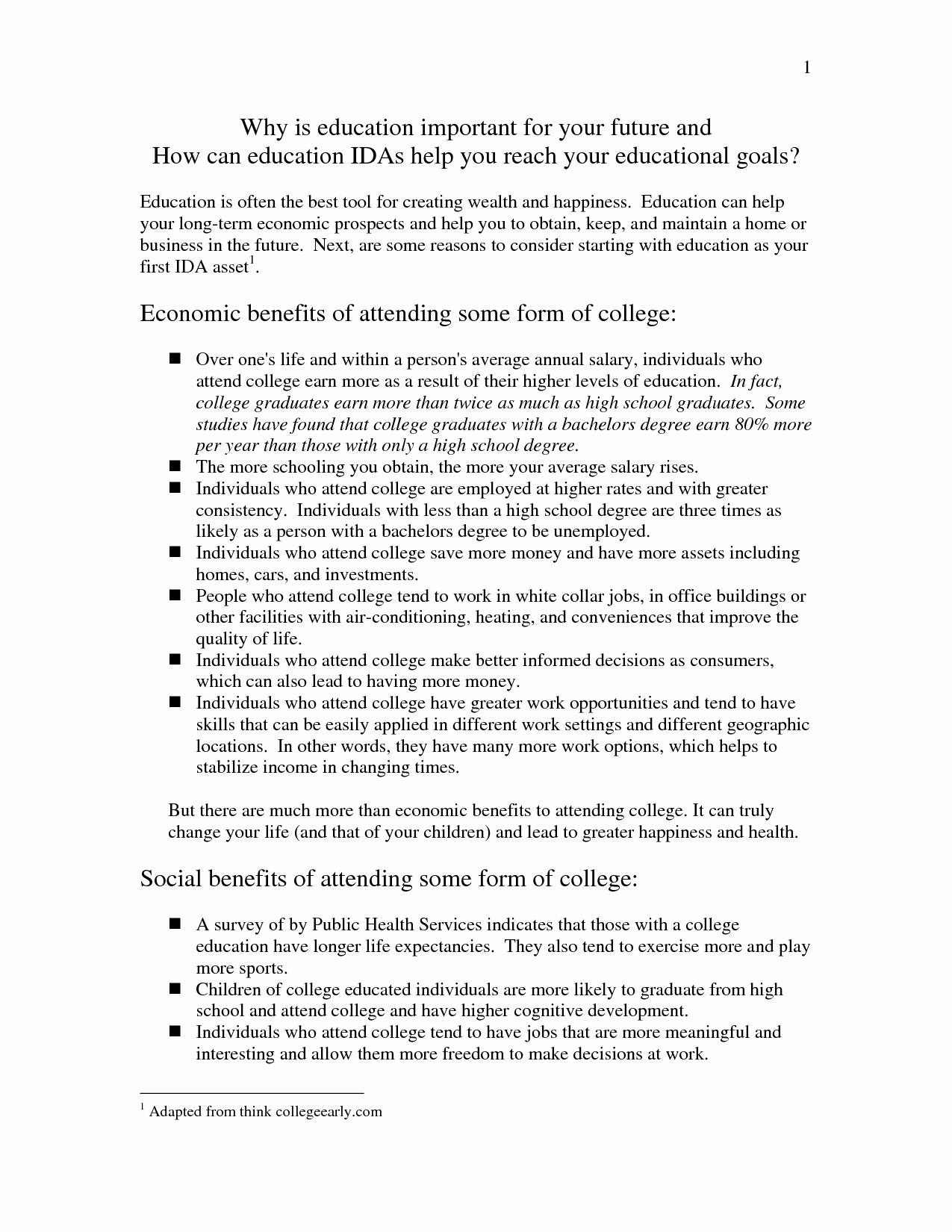 Best Essays Ever Written Elegant 57 Write Essay About Education Educational Goals Essay