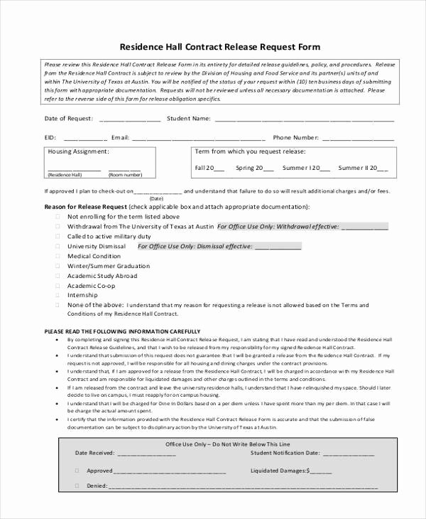 Bid Request form Template Inspirational Contract form Templates