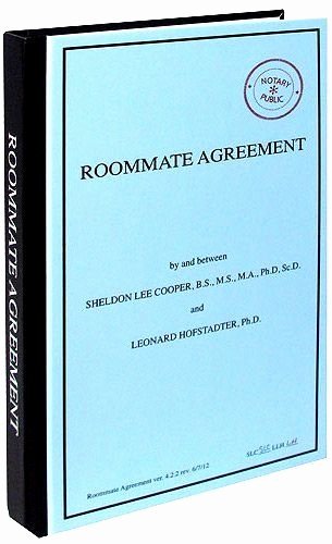 Big Bang theory Roommate Agreement Pdf Beautiful Best 10 Roommate Agreement Ideas On Pinterest