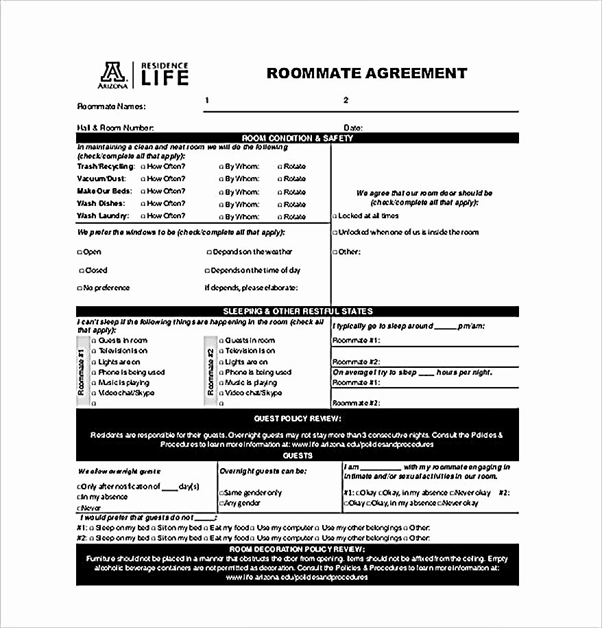 Big Bang theory Roommate Agreement Pdf Elegant How to Create Your Own Roommate Agreement Template Easily
