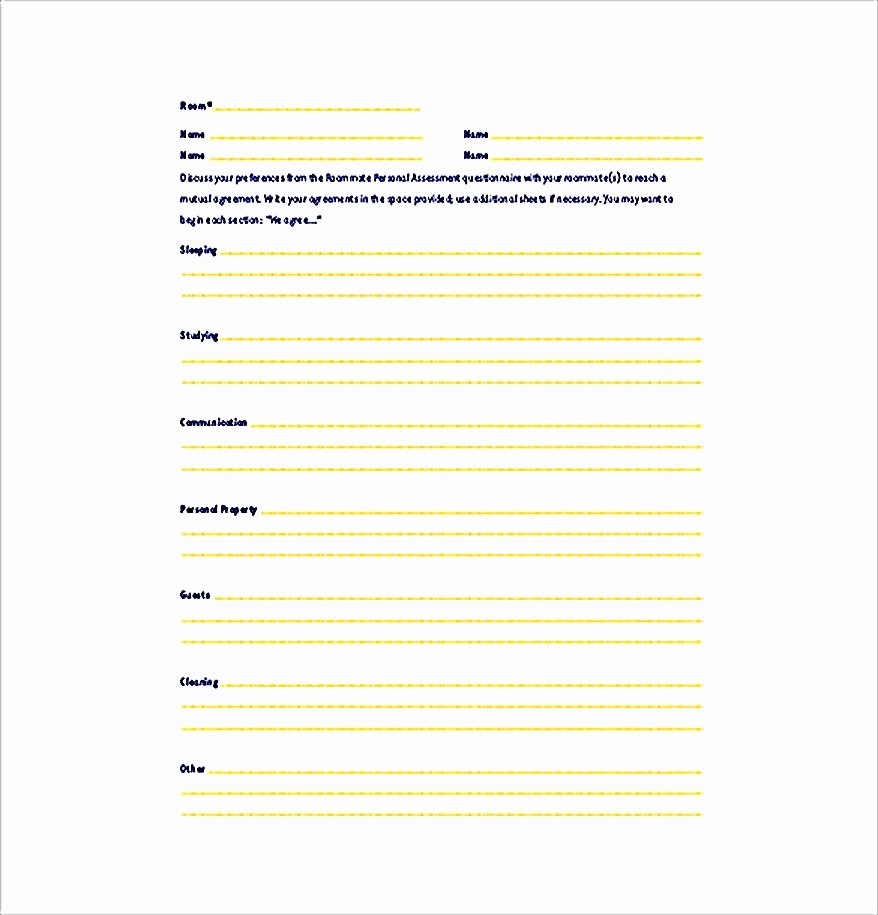 Big Bang theory Roommate Agreement Pdf New How to Create Your Own Roommate Agreement Template Easily